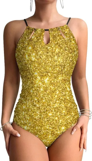 Supdreamc One Piece Swimsuit for All Women, Backless Swimwear Monokini Beachwear