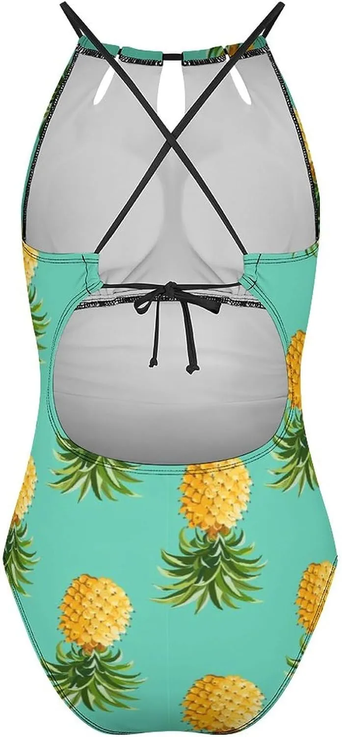 Supdreamc One Piece Swimsuit for All Women, Backless Swimwear Monokini Beachwear