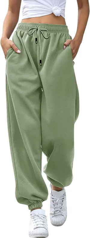 Sweatpants for Women Women's High Waisted Sweatpants Workout Active Joggers Pants Baggy Lounge Bottoms Trendy Outfits