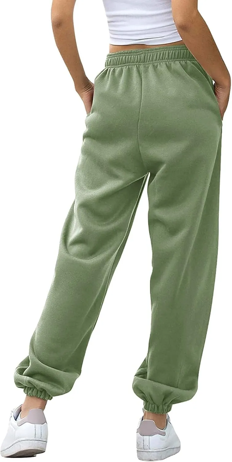 Sweatpants for Women Women's High Waisted Sweatpants Workout Active Joggers Pants Baggy Lounge Bottoms Trendy Outfits