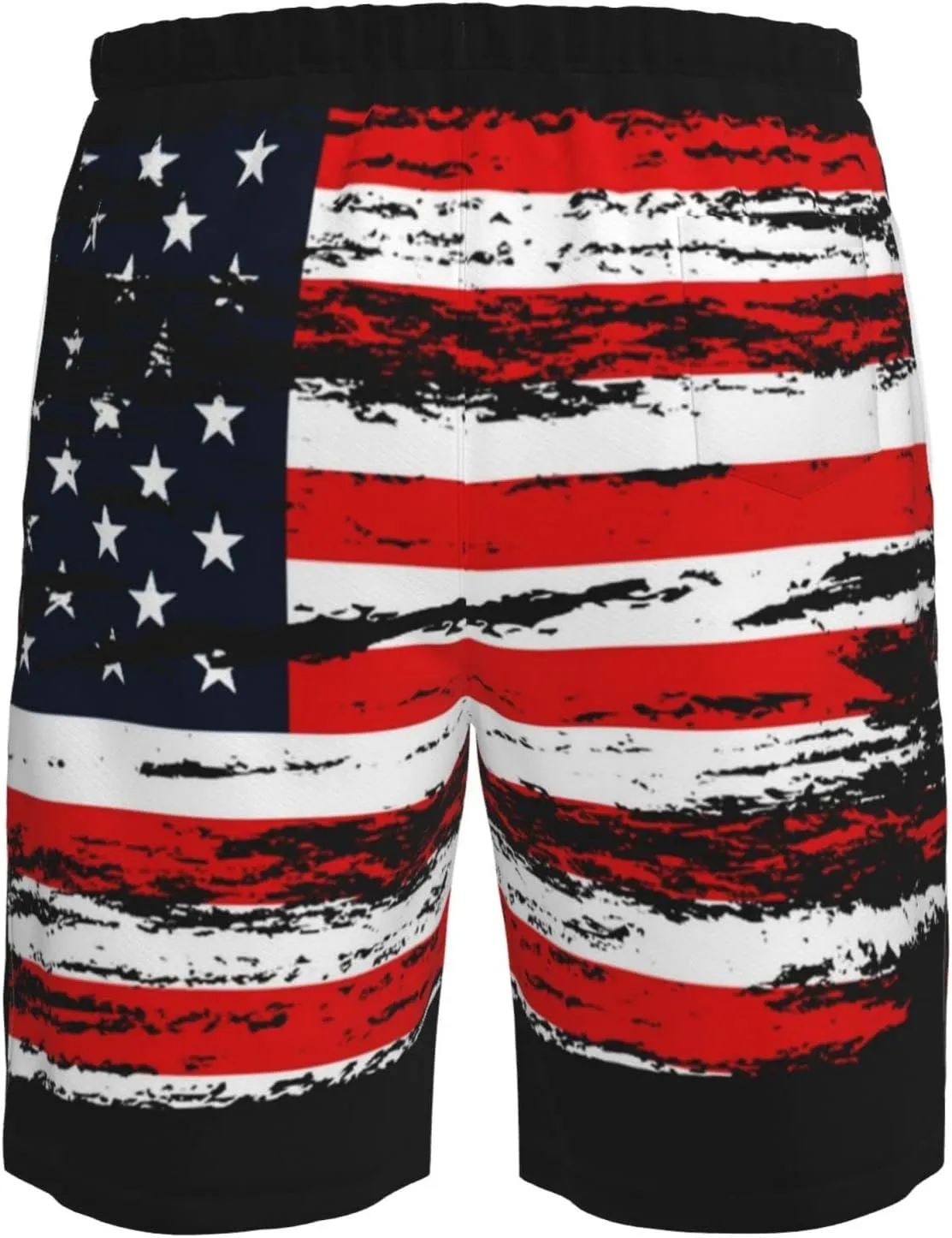 SWEET TANG Men's Soft Short Pants Breathable Beachwear Loose Shorts with Pockets