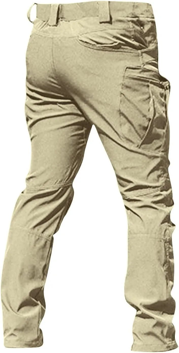 Tactical Pants for Men Cargo Pants with Multi Pockets Outdoor Hiking Pants Summer Casual Trousers Gym Work Pants