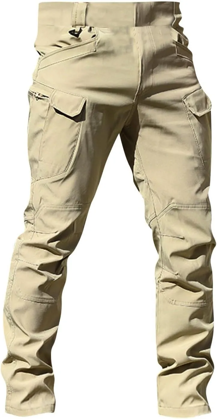Tactical Pants for Men Cargo Pants with Multi Pockets Outdoor Hiking Pants Summer Casual Trousers Gym Work Pants