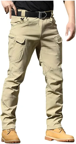 Tactical Pants for Men Cargo Pants with Multi Pockets Outdoor Hiking Pants Summer Casual Trousers Gym Work Pants