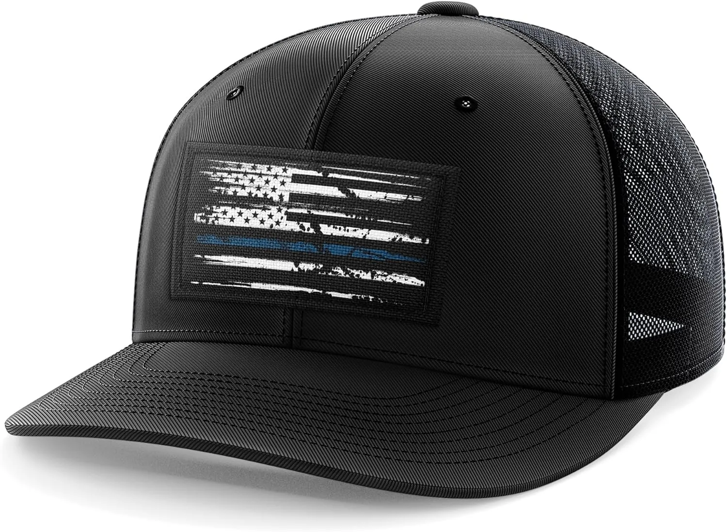 Tactical Pro Supply Flexfit Hat - American Flag Hat for Men & Women | Patriotic Woven USA Flag Flexfit Hats, Tactical Hats