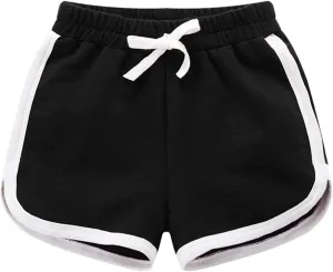 Toddler Kids Soccer Basketball Shorts Cotton Gym Athletic Running Sports Shorts Boys Girls Casual Short Bottoms