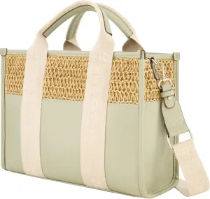 Tommy Bahama Tote Bag, Women's Modern Handbag with Adjustable Shoulder Strap, Sage