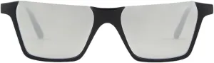 Vintage Half Frame Sunglasses Women Flat Top Mirror Men Sun Glasses Shades