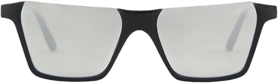 Vintage Half Frame Sunglasses Women Flat Top Mirror Men Sun Glasses Shades