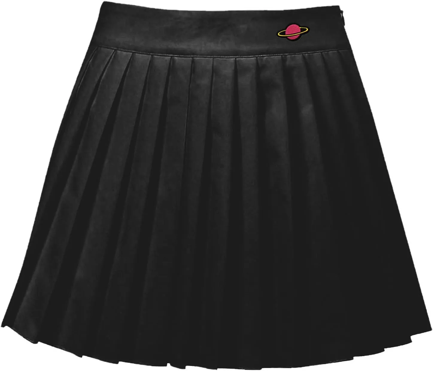 Woman Mini Skirts Cute Sexy Skirt Pattern Thin Zipper Short Sexy Side Pleated Skirt Women's Skirt Womens Summer