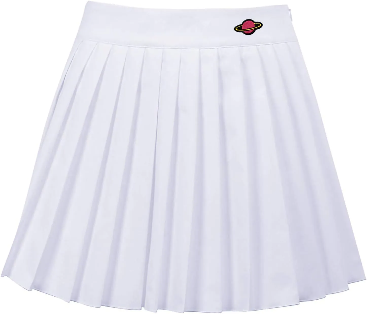 Woman Mini Skirts Cute Sexy Skirt Pattern Thin Zipper Short Sexy Side Pleated Skirt Women's Skirt Womens Summer