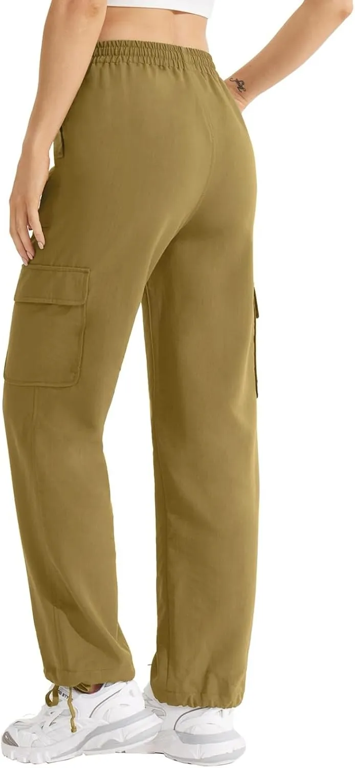 Women Baggy Sweatpants for Girls Teen high Waisted y2k Workout Joggers 2024 Cargo Pants Drawstring Bottoms Lounge