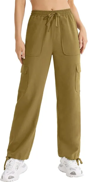 Women Baggy Sweatpants for Girls Teen high Waisted y2k Workout Joggers 2024 Cargo Pants Drawstring Bottoms Lounge