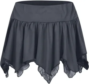 Women Lace Mini Skirt Y2K Ruffle Low Waist Layered Pleated Flowy Skirt Irregular Flowy Summer Casual Mini Skirts