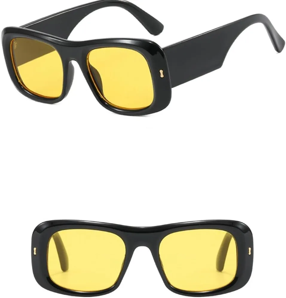 Women Oversized Sunglasses For Women Men Fashion Rivet Sun Glasses Retro Trending Shades UV400