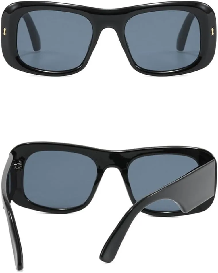 Women Oversized Sunglasses For Women Men Fashion Rivet Sun Glasses Retro Trending Shades UV400