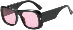 Women Oversized Sunglasses For Women Men Fashion Rivet Sun Glasses Retro Trending Shades UV400