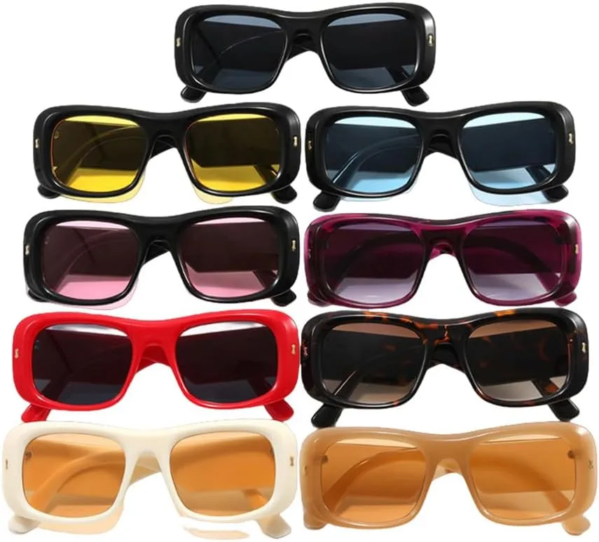 Women Oversized Sunglasses For Women Men Fashion Rivet Sun Glasses Retro Trending Shades UV400