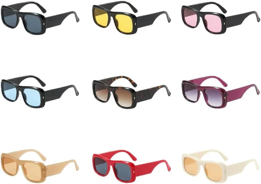 Women Oversized Sunglasses For Women Men Fashion Rivet Sun Glasses Retro Trending Shades UV400