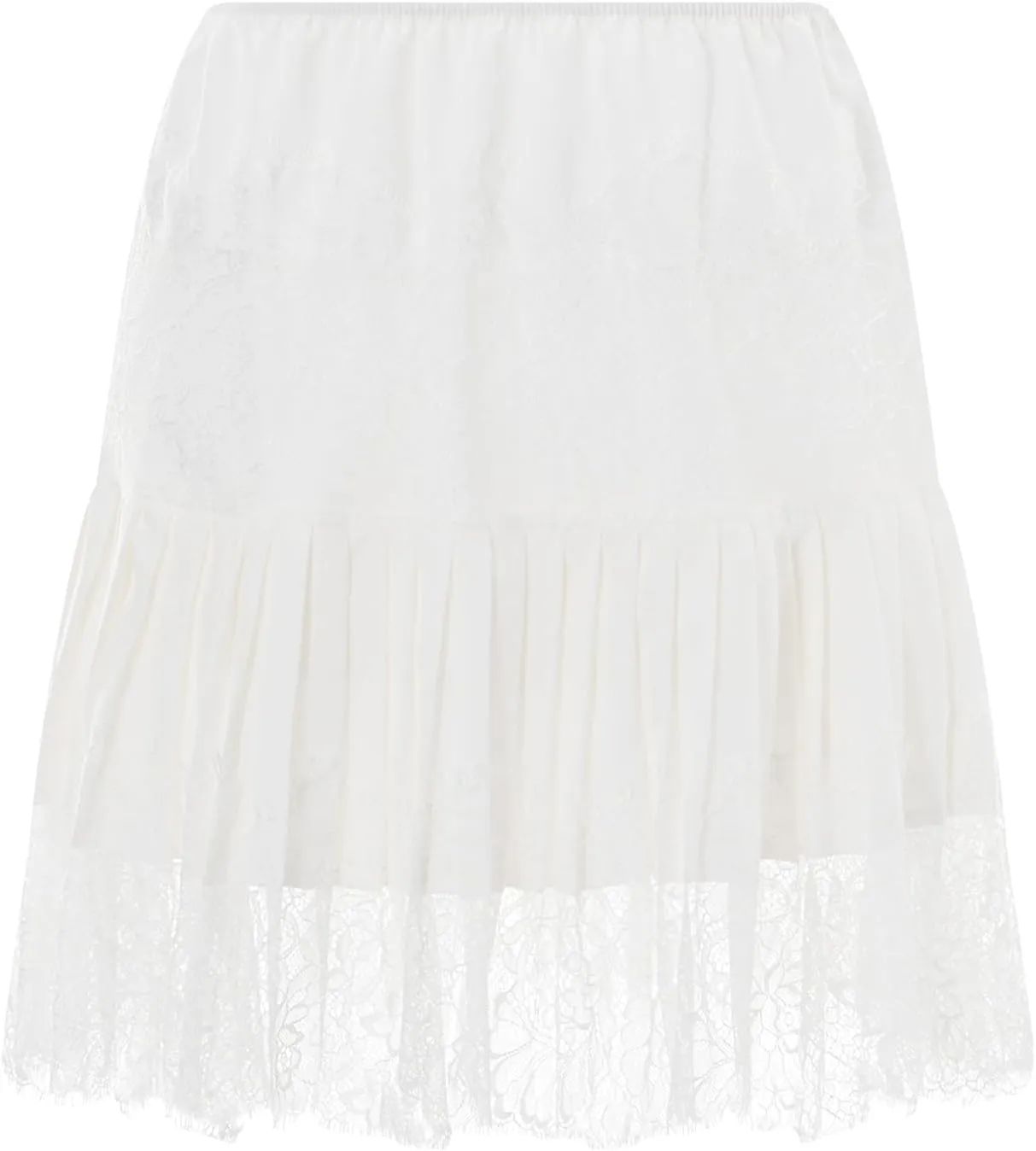 Women Y2k Lace Mini Skirts Low Rise Pleated Ruffle Trim Half Lace Slip Skirt Fairy Mesh Layered Flowy Short Skirts Underskirt