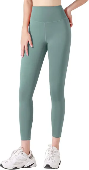 Women Yoga Pants Flared Pants for Women Solid Color High Waisted Yoga Pants Crossover Yoga Pants with Tummy Control