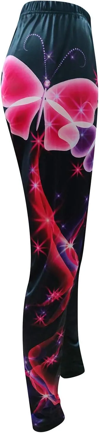 Women Yoga Pants Sport Pants Casual Women Plus Fashion Size Waist Yoga Pants Funny Graphic Stretchy Pants Women