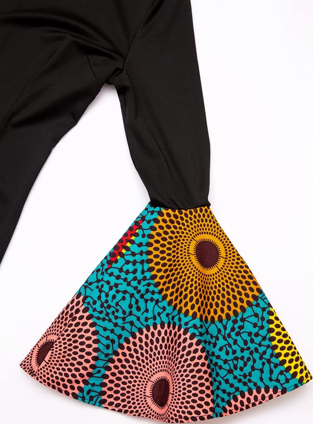 Women's African Fashion Ankara Print Dress Traditional Casual Outfits Attire