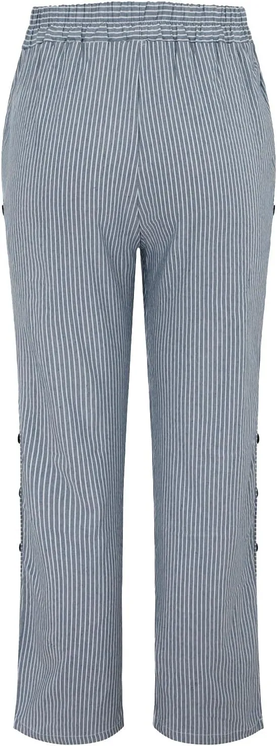 Women's Linen Pants 2024 Summer Drawstring Pants with Pockets Women Wide Leg Pants Swimsuits for Woman Pants Boho